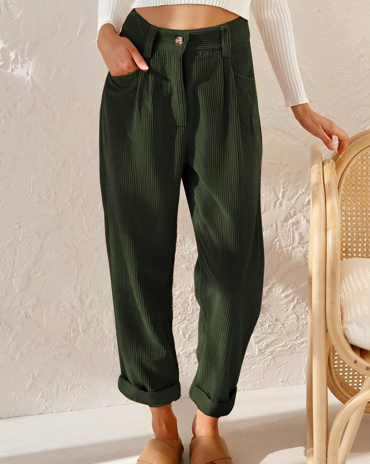 CASSIDY | POCKET-DETAIL HIGH-WAISTED DRESS