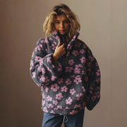 Kylene | Floral Half-Zip Sweatshirt