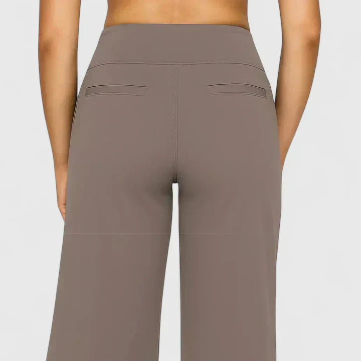 AME | POCKET-DETAIL ELASTIC-WAIST TROUSERS