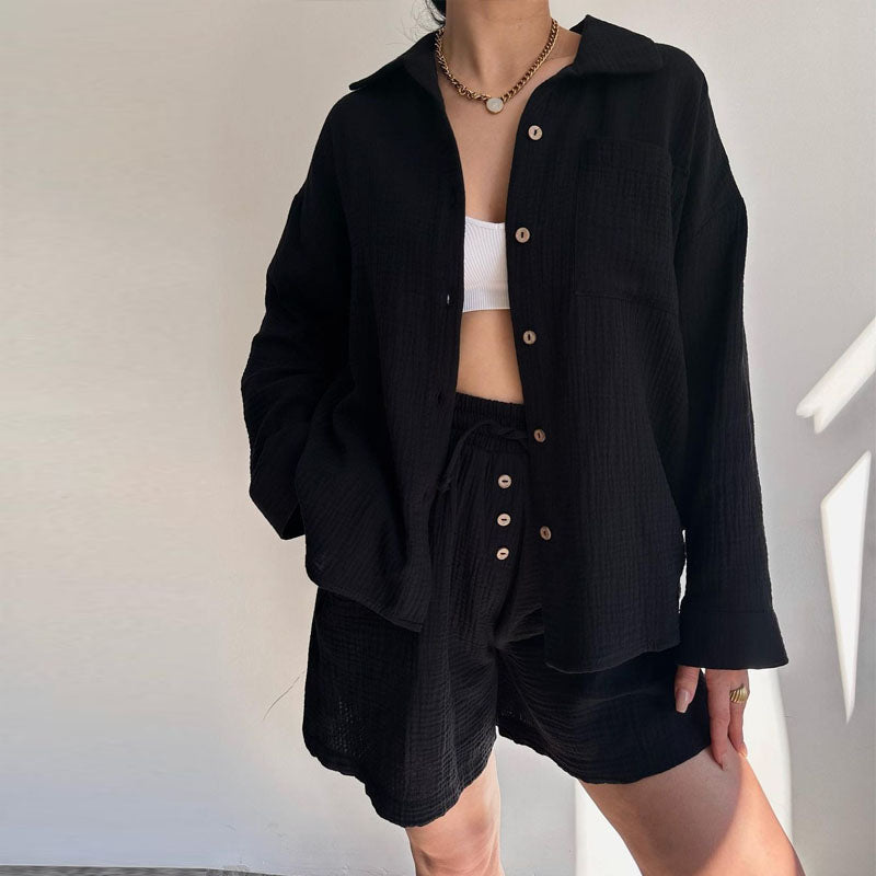 BRIGETTE | POCKET-DETAIL OVERSIZED CO-ORD SET