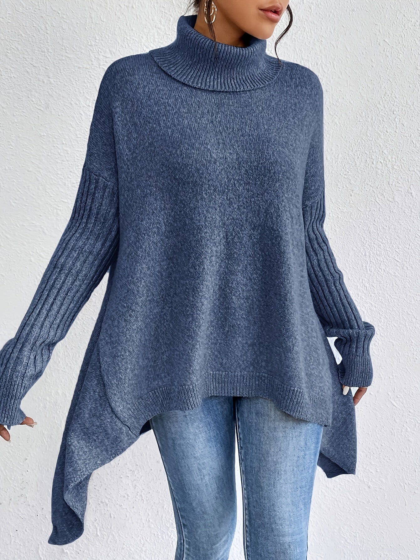 AUDREY | WRAP ROLL-NECK JUMPER