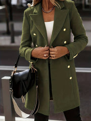 Tomasa | Double-Breasted Long Coat