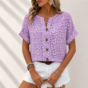 Onalee | Floral Short-Sleeve Shirt