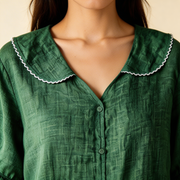 Neysa | Ruffle-Sleeve Button Shirt