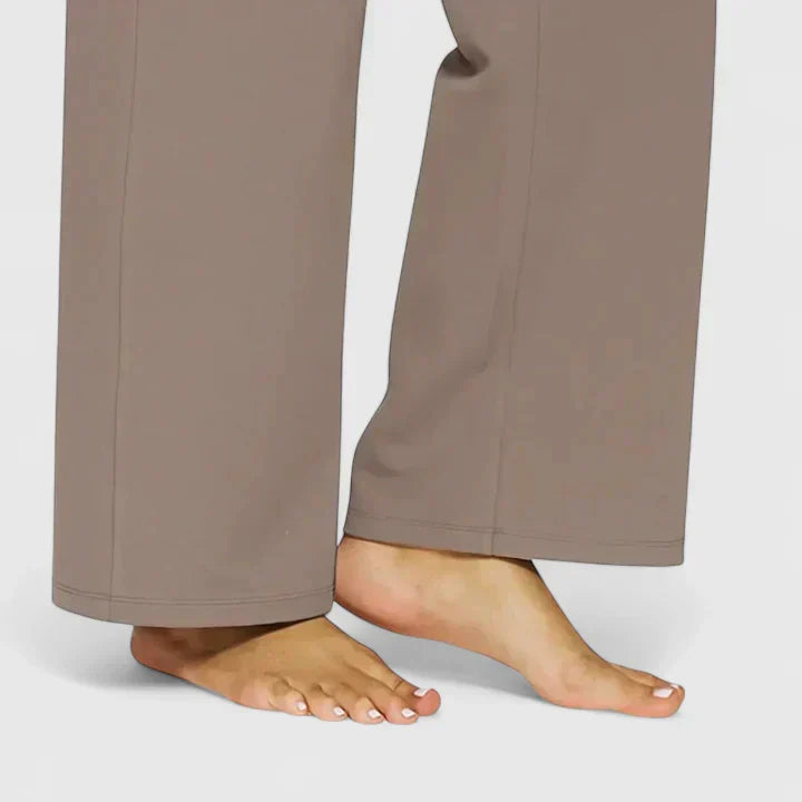 AME | POCKET-DETAIL ELASTIC-WAIST TROUSERS