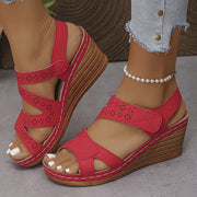 Ivah | Cut-Out Wedge Sandals
