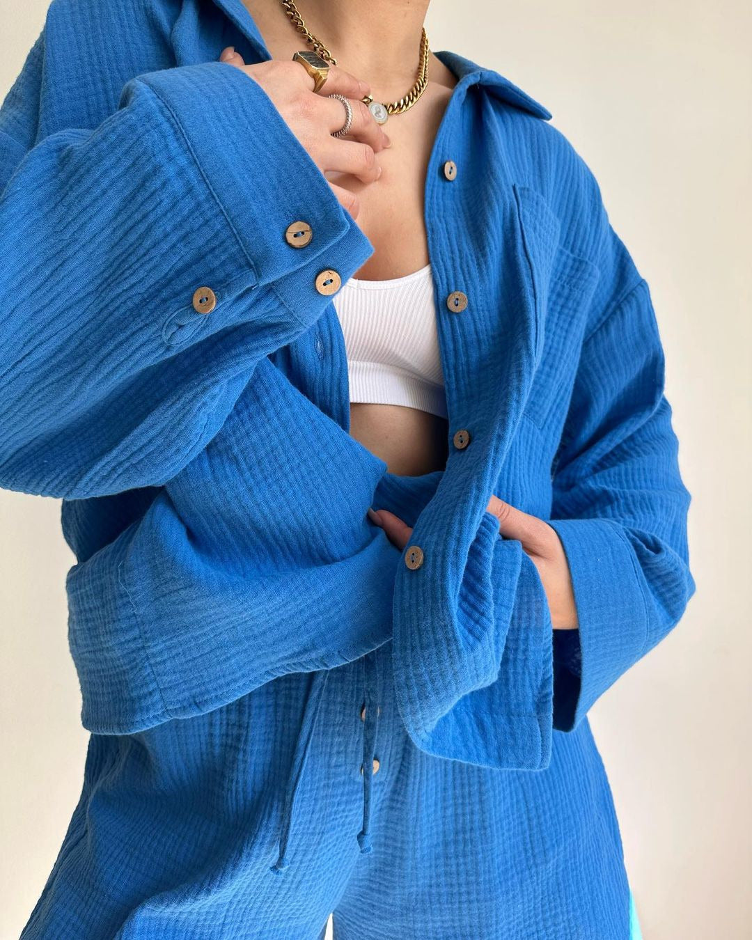 BRIGETTE | POCKET-DETAIL OVERSIZED CO-ORD SET
