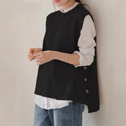 Merlene | Side-Button Knit Vest
