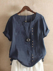 Anakaren | Button-Front Short-Sleeve Shirt
