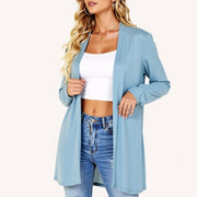Ruthann | Long Open-Front Jacket