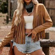 Giuliana | Fringed Open-Front Jacket
