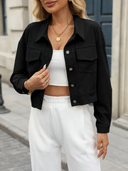 Odalys | Cropped Button Jacket