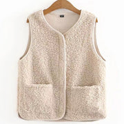 Sherita | Textured Patch-Pocket Gilet