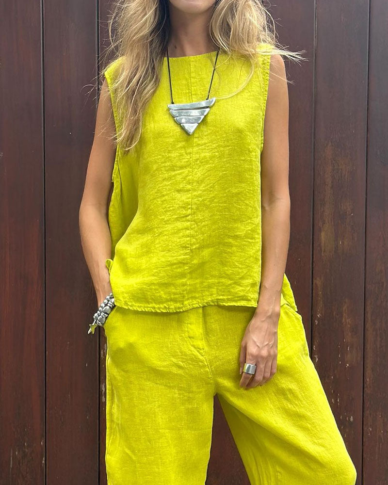 ZENNETH | SLEEVELESS CO-ORD SET