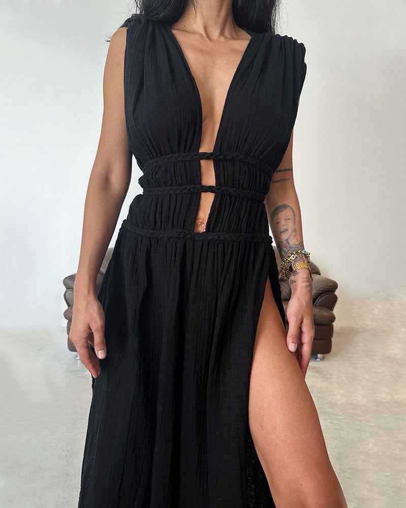 Zolla | Texture Dress With Split