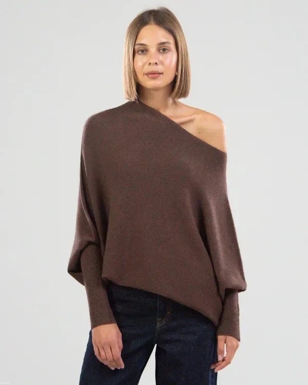 Maryelizabeth | Wide-Neck Jumper