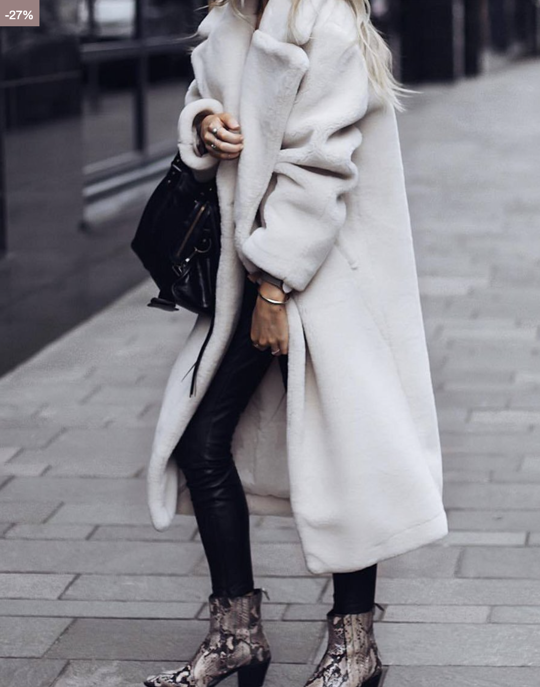 Cristi | Double-Breasted Lapel Coat
