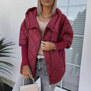 Zoie | Hooded Diamond-Quilted Jacket