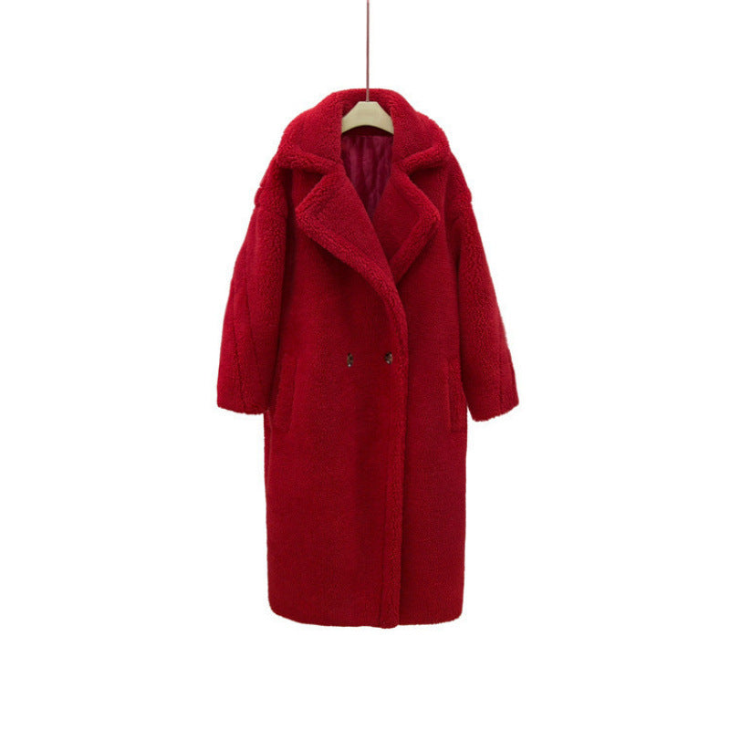 Jazlyn | Long Textured Lapel Coat