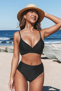 RACHELLE | V-NECK HIGH-WAISTED BIKINI