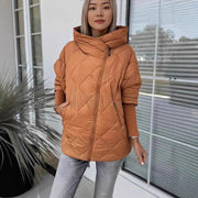 Zoie | Hooded Diamond-Quilted Jacket