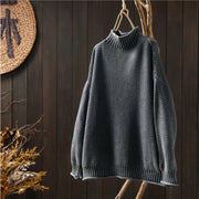 Jenell | Stand-Neck Ribbed Jumper
