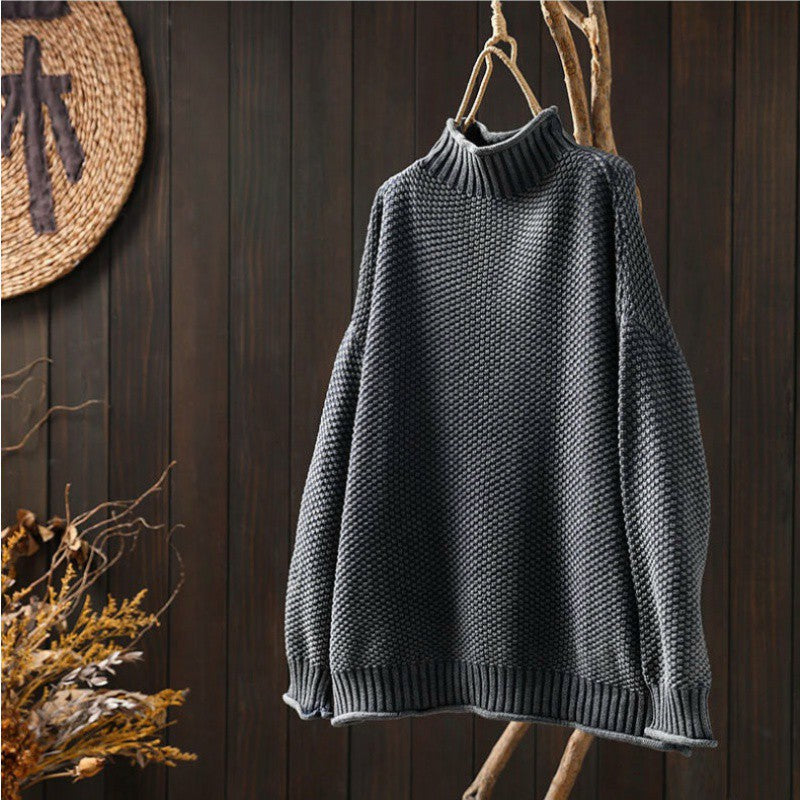 Jenell | Stand-Neck Ribbed Jumper