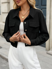Odalys | Cropped Button Jacket