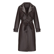 Abrianna | Belted Lapel Coat