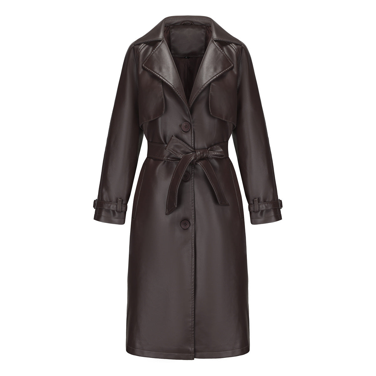 Abrianna | Belted Lapel Coat