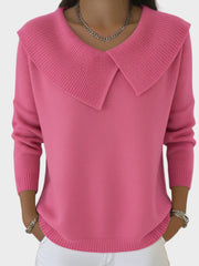 Lucia | Warm Jumper With Soft Collar