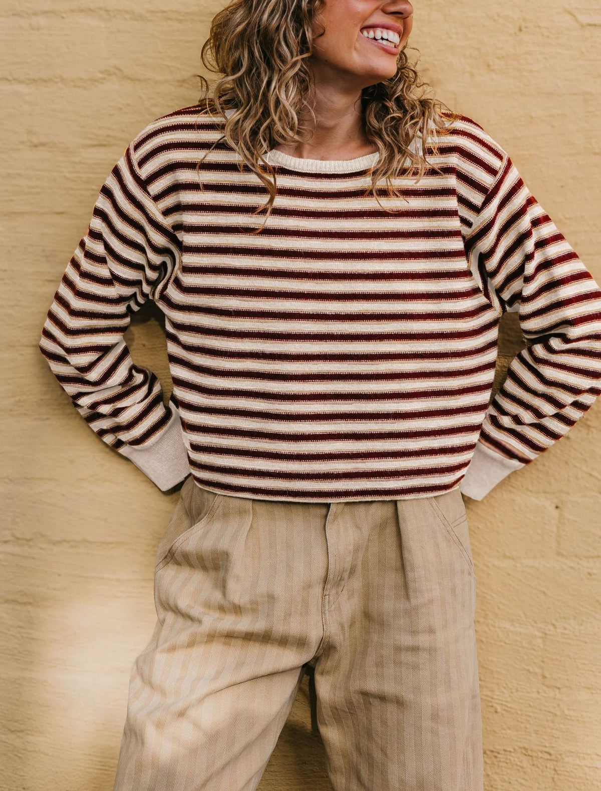 Mignon | Striped Round-Neck Jumper