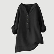 Gladyce | Longline Button-Neck Blouse