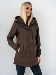 Dovie | Drawstring Hooded Parka