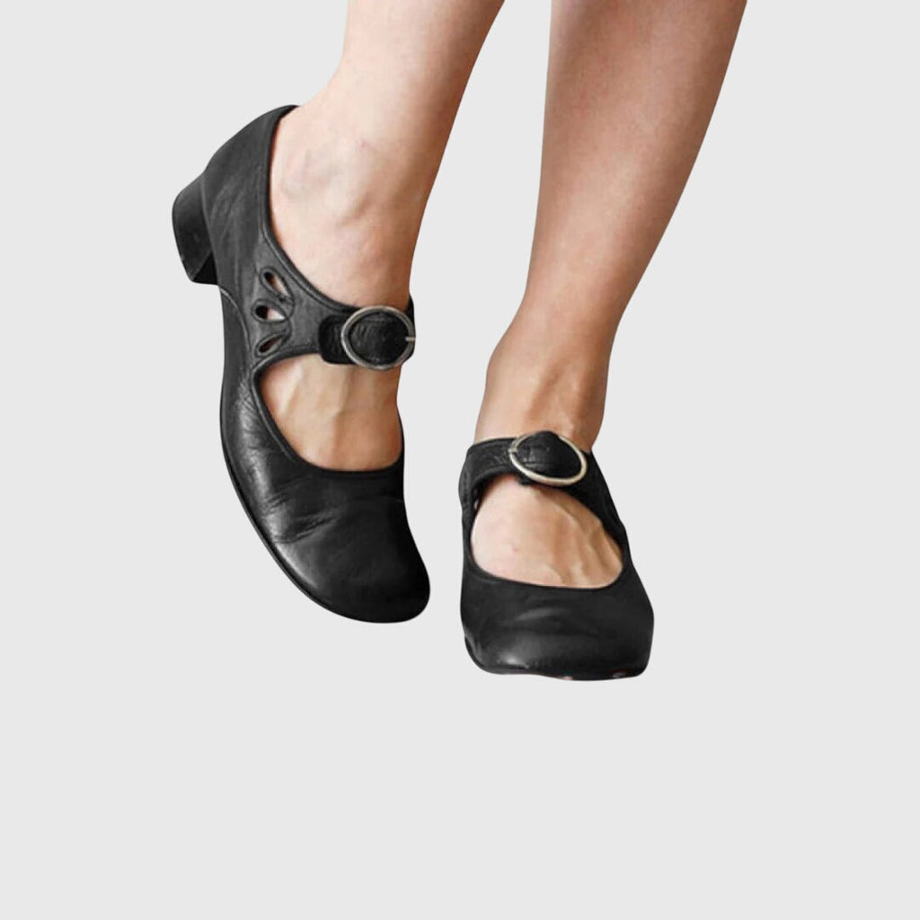 NORAH | BUCKLE WIDE-FIT SANDALS