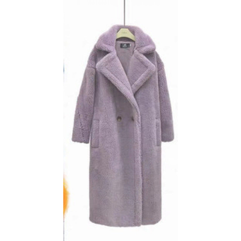 Jazlyn | Long Textured Lapel Coat