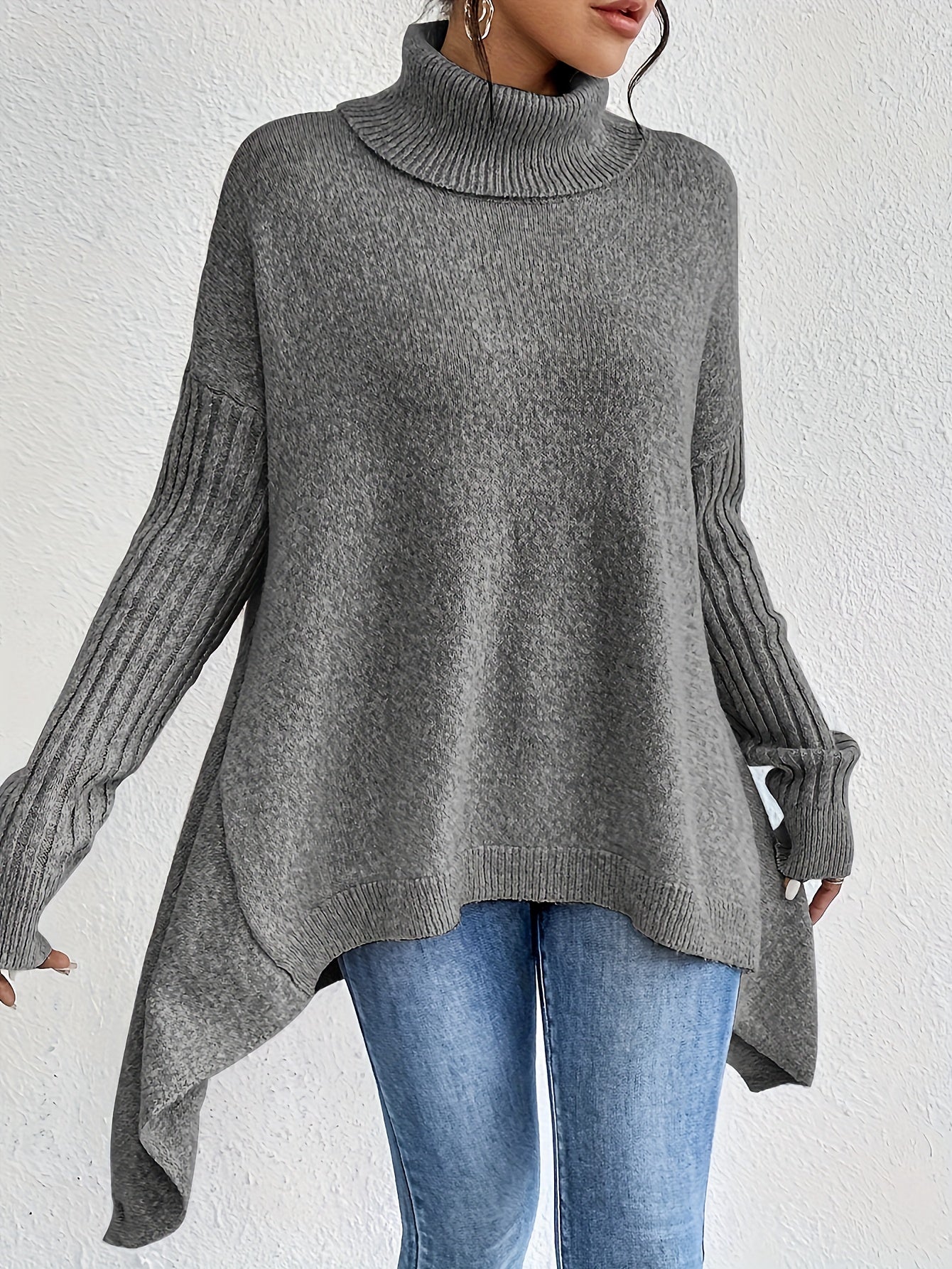 AUDREY | WRAP ROLL-NECK JUMPER