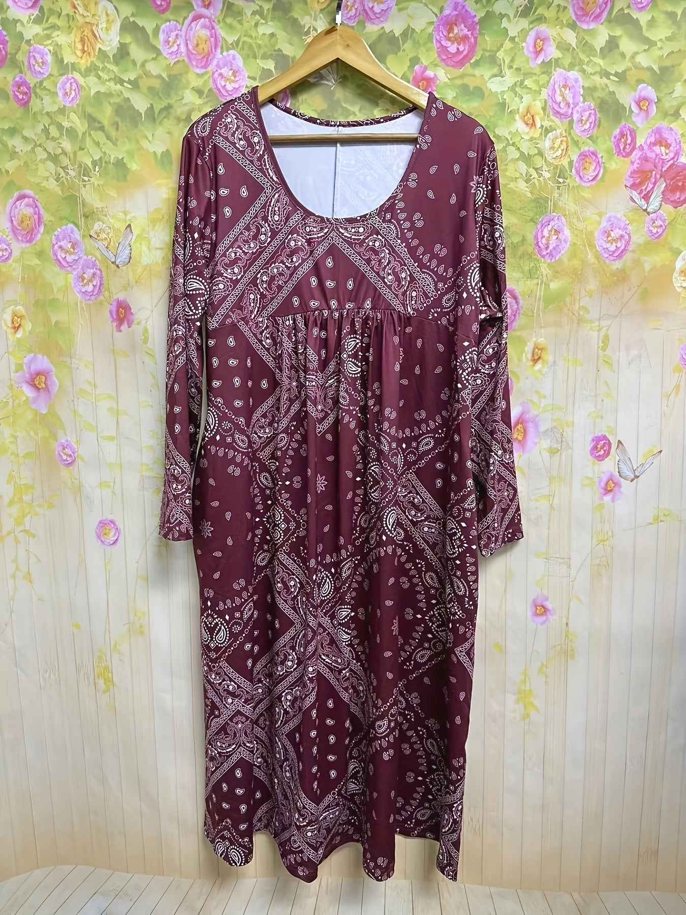 ELOWEN | LONG-SLEEVE MIDI DRESS