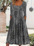 ELOWEN | LONG-SLEEVE MIDI DRESS