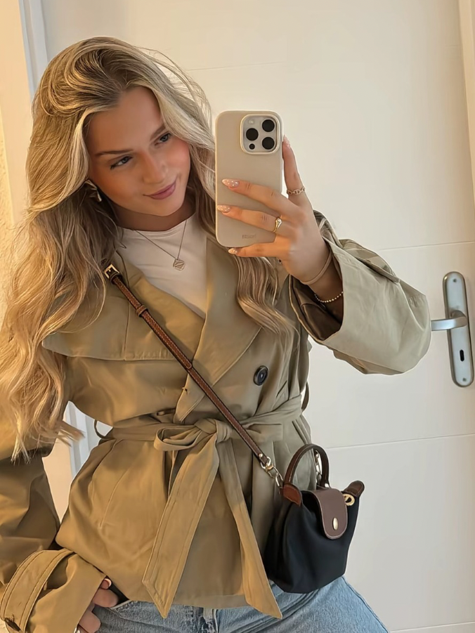 Lawanda | Belted High-Collar Jacket