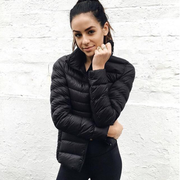 Godiva | Lightweight Waterproof Down Puffer Jacket in Black