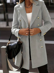 Tomasa | Double-Breasted Long Coat