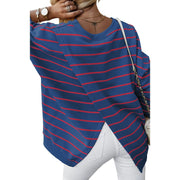 Cherilyn | Striped Split-Hem Jumper