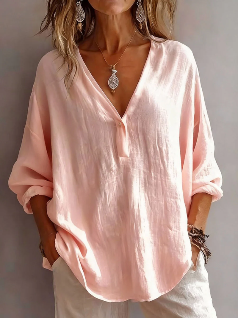 Sallyann | Notch-Neck Blouse