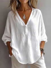Sallyann | Notch-Neck Blouse