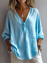 Sallyann | Notch-Neck Blouse