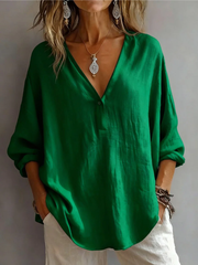 Sallyann | Notch-Neck Blouse