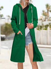 Maryalice | Hooded Long Zip Cardigan