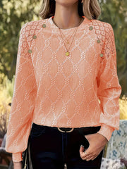 Starlene | Lace-Overlay Blouse