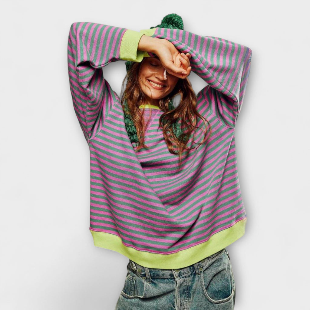 MARY | STRIPED OVERSIZED DRESS